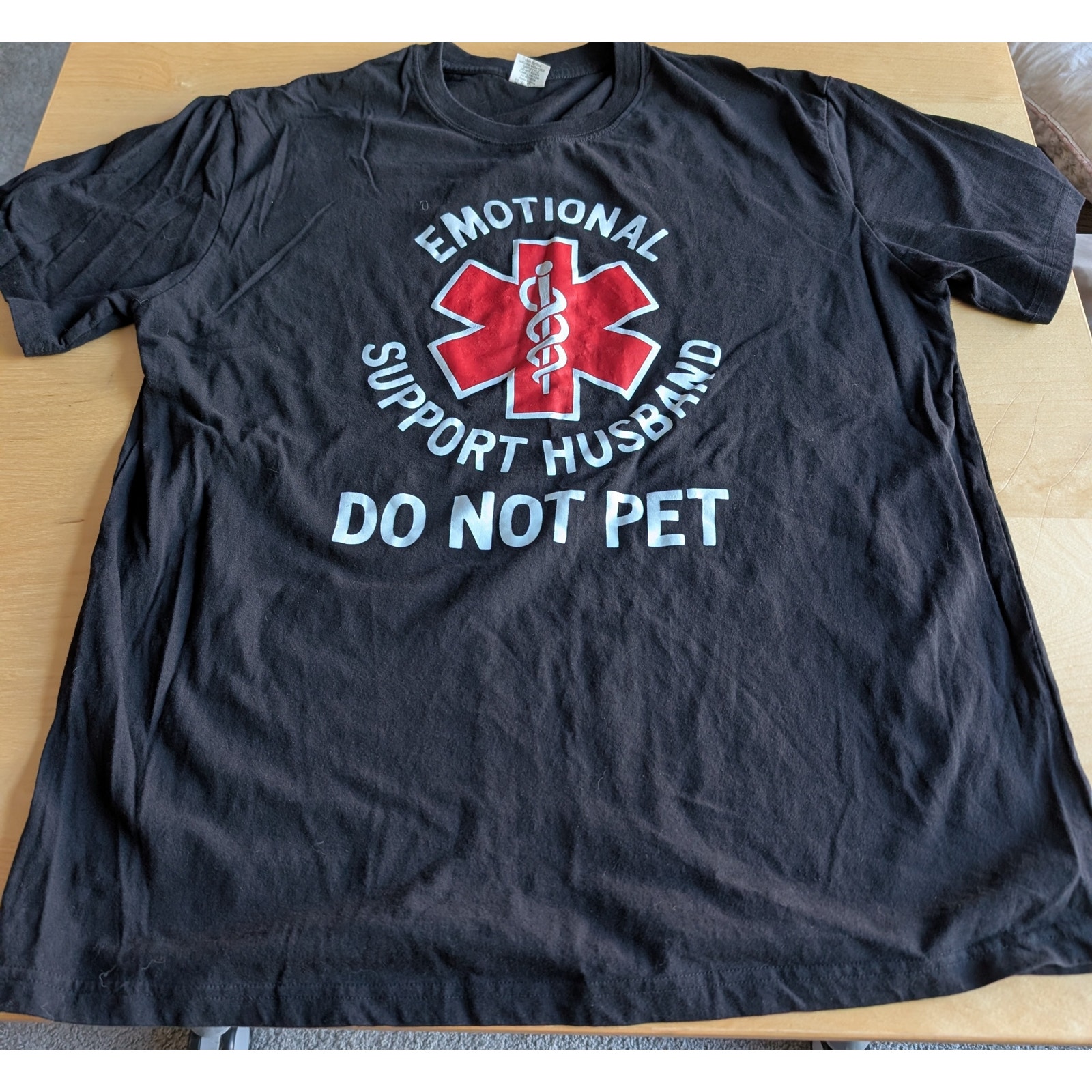 Mens Xxl Emotional Support Tee